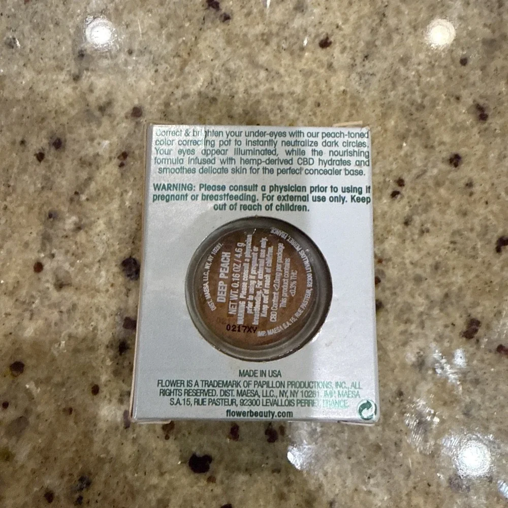 FLOWER Beauty By Drew Barrymore Chill Out Corrector ~ 01 Deep Peach